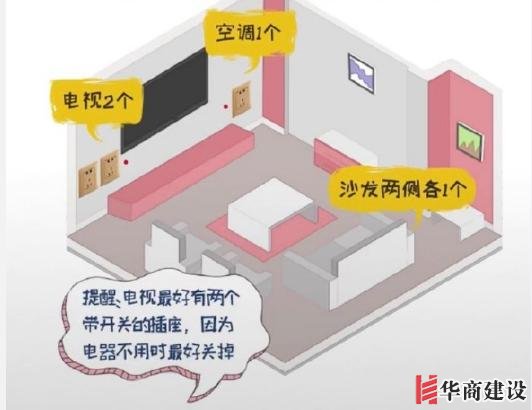 新房插座要多少？設(shè)計師：按攻略裝修33個！不缺1處，不錯分毫！